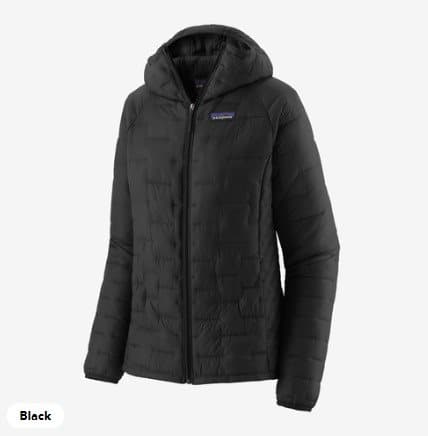Patagonia Micro Puff Hoody Black