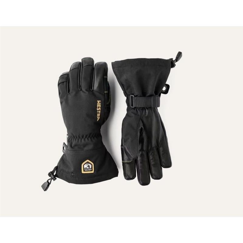Hestra Army Leather Gore-Tex - 5 Finger Black/Black