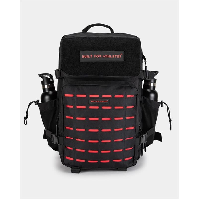Built for Athletes Hero 2.0 45L reppu musta ja punainen