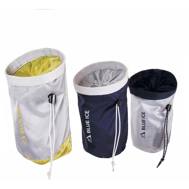 Blue Ice Sender Chalkbag Black Iris