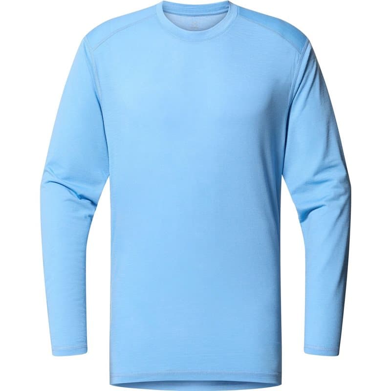 Haglöfs Kaise Wool LS Tee Sky Blue