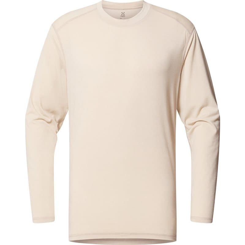 Haglöfs Kaise Wool LS Tee Miesten liitubeige
