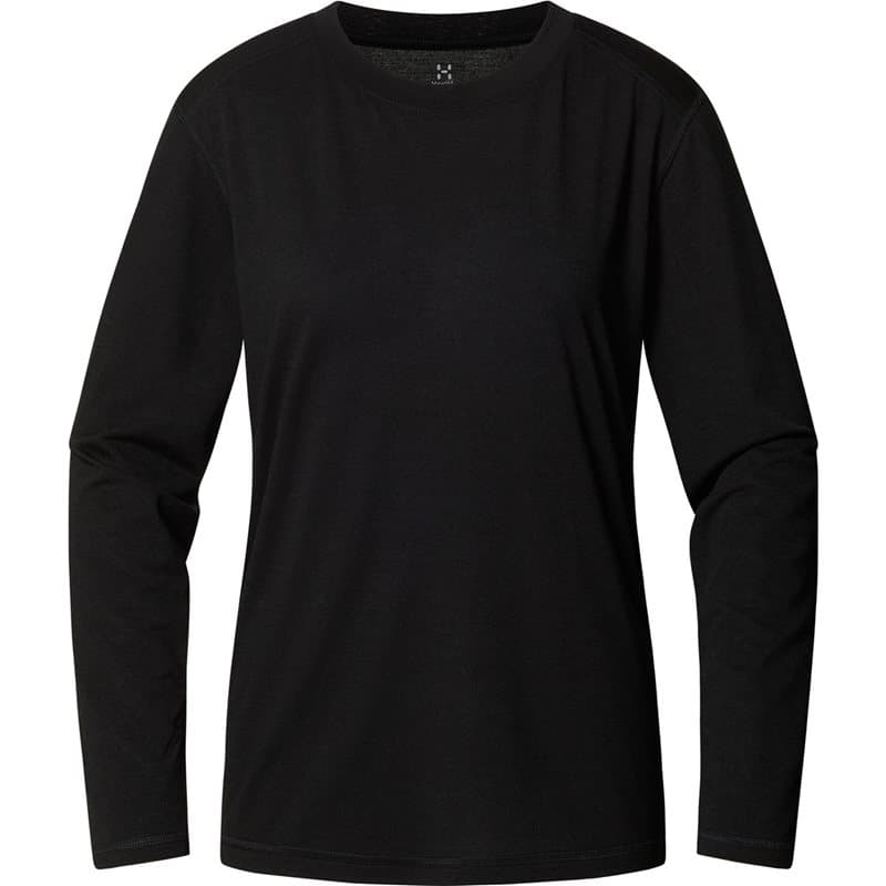 Haglöfs Kaise Wool LS Naisten T-paita True Black