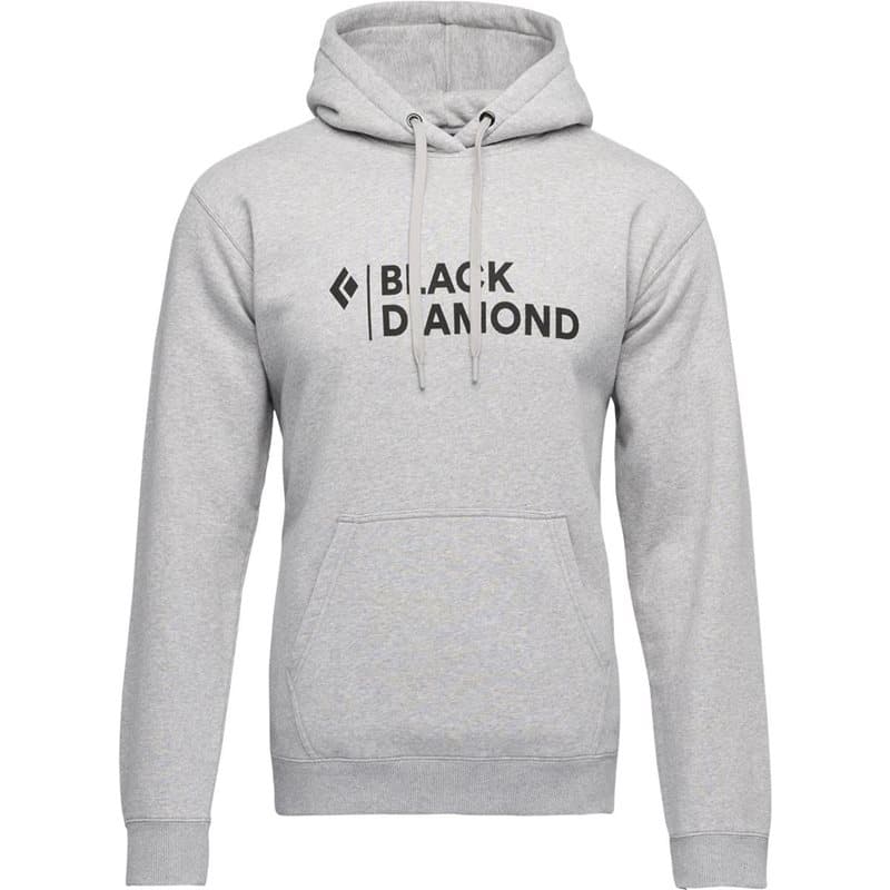 Black Diamond M Mini Stacked Po Hoody Nickel Heather