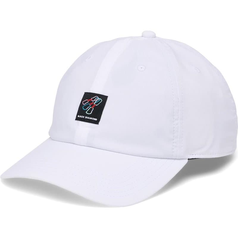 Black Diamond Synthetic Dad Hat White