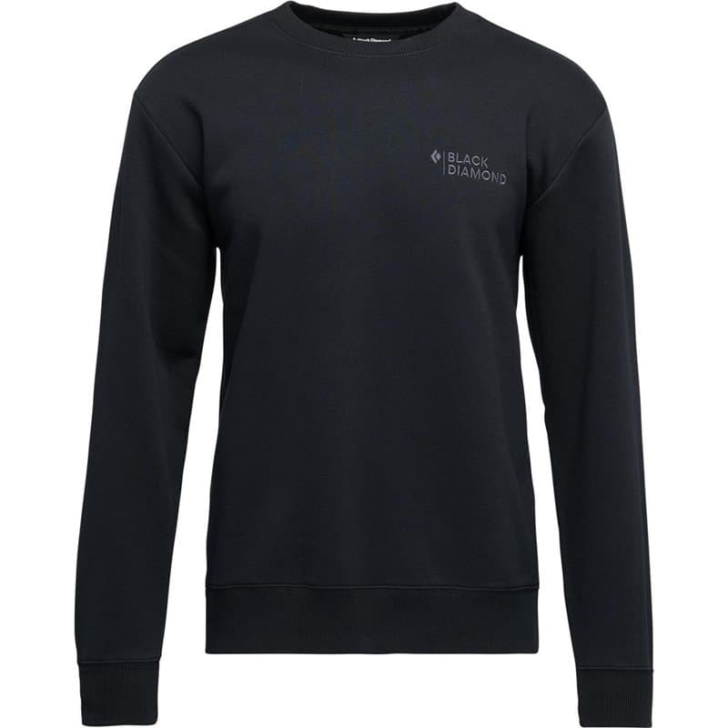 Black Diamond M Mini Stacked Crewneck Black