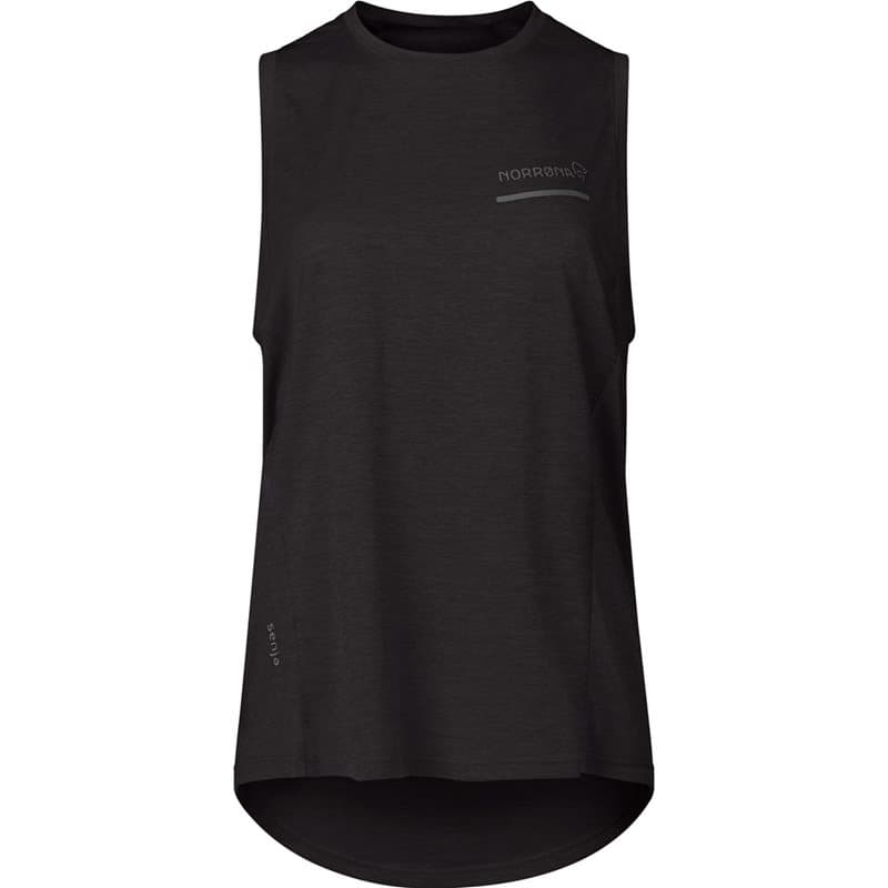 Norrøna Senja Equaliser Tank Top W´s Caviar Black