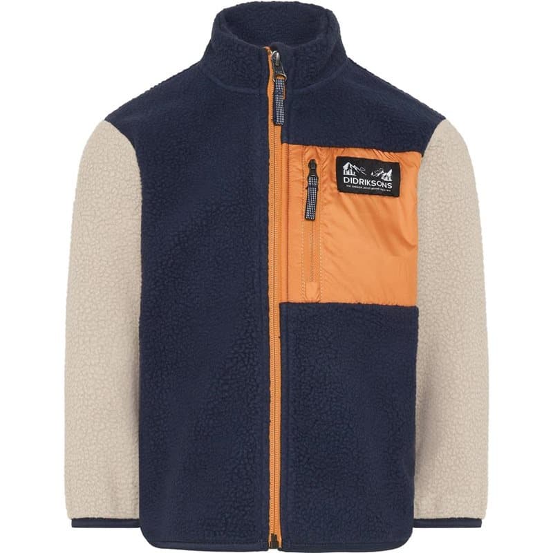 Didriksons Anten Kids Fullzip Navy