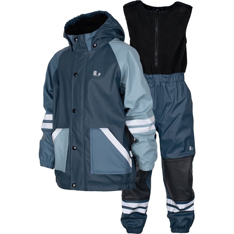 Lindberg Fagerhult Rain Set,Fleece Iron Blue/Blue