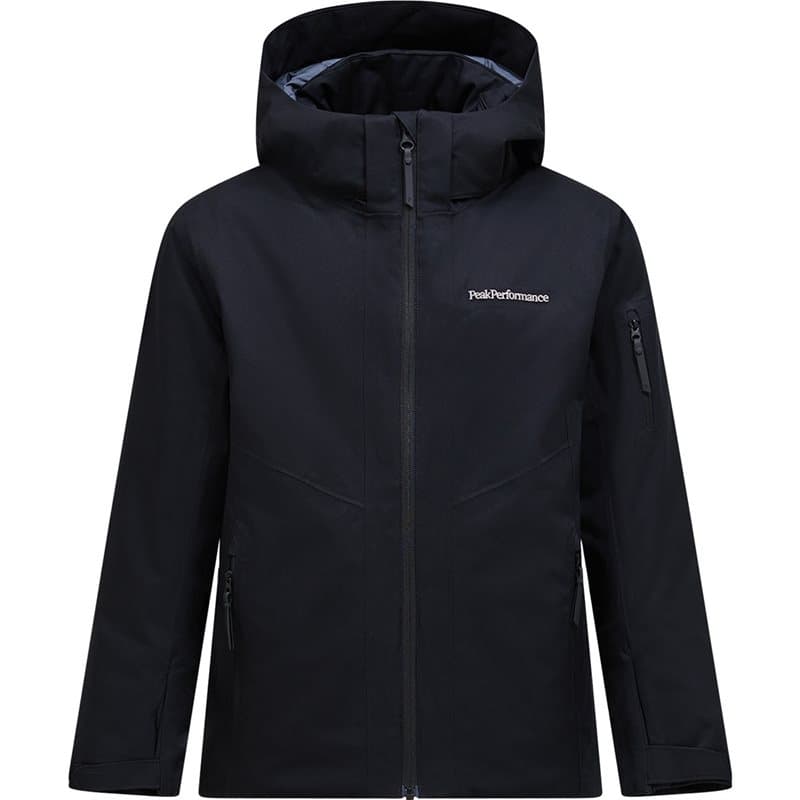 Peak Performance JR Maroon InsulatedJacket Black