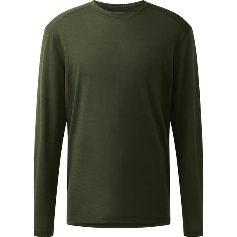 Haglöfs Kaise Wool LS Tee Seaweed Green