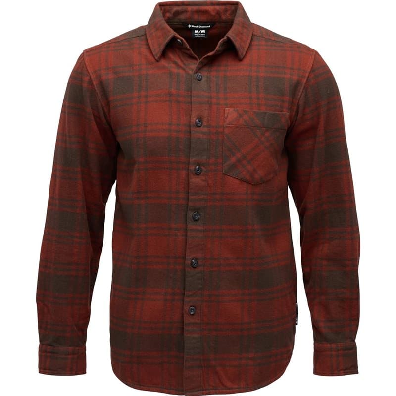 Black Diamond M Project Flannel Basalt-Iron Red Plaid