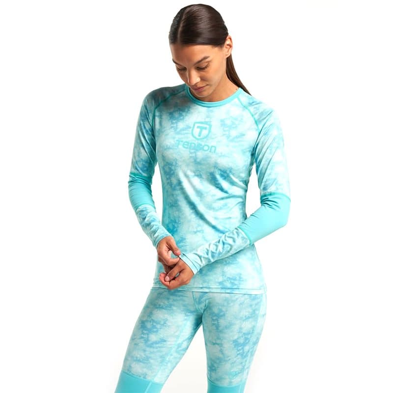 Tenson Baselayer Top Nebulosa - Turquoise