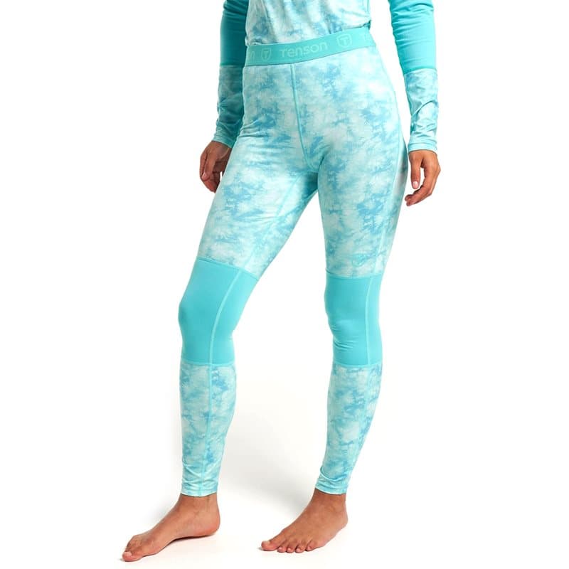 Tenson Baselayer Tights Nebulosa - Turquoise