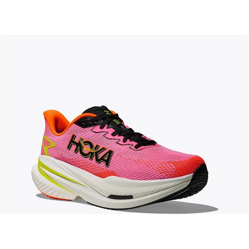 Hoka W Mach X 3 Neon Rose / Neon Tangerine