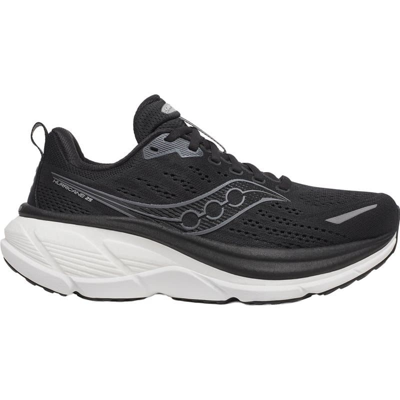 Saucony Hurricane 25 Wide Black/White