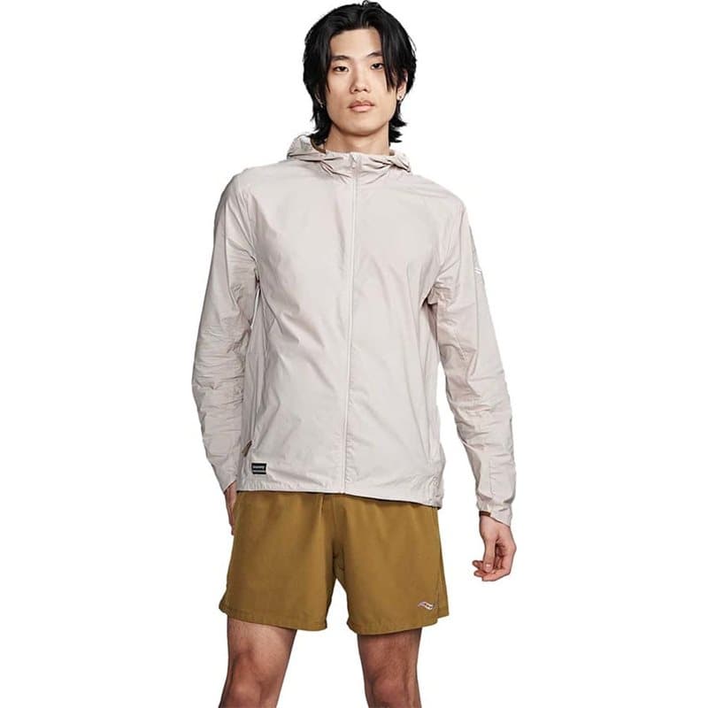 Saucony Peregrine Packaway Jacket Oats