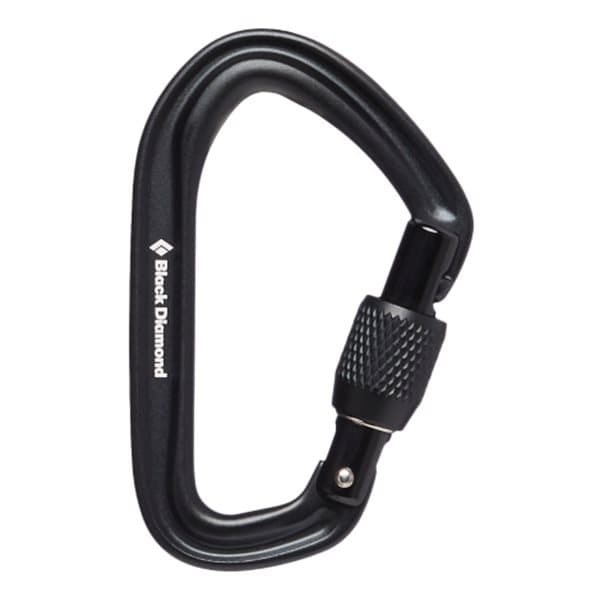 Black Diamond Hotforge Screwgate Carabiner Black