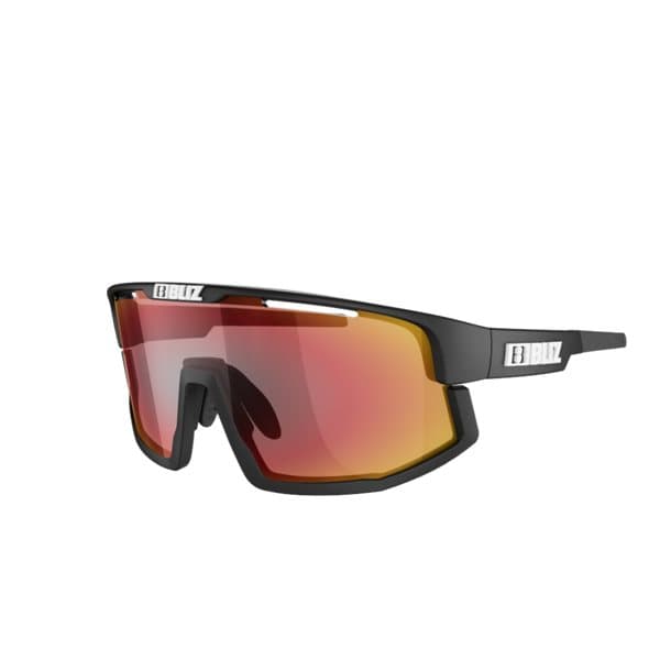Bliz Vision Matt Black, Smoke With Red Multi
