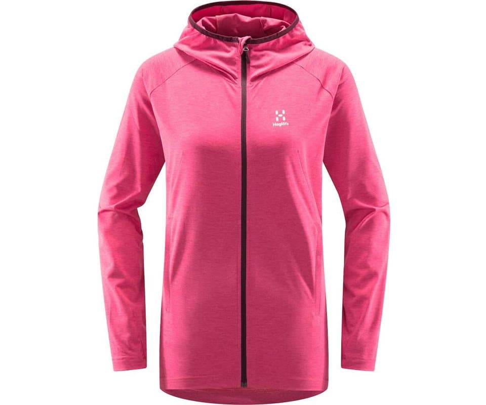 Haglöfs Mirre Mid Hooded Jacket Ultra Pink