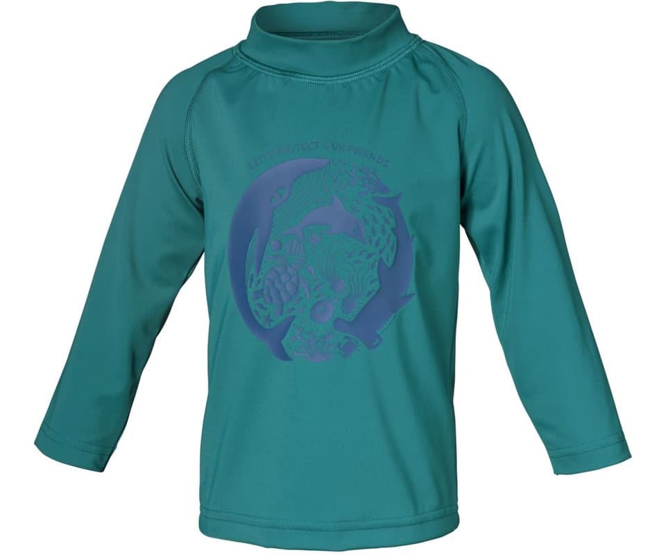 Isbjörn Sealion Sun Sweater Kids Emeraldgreen