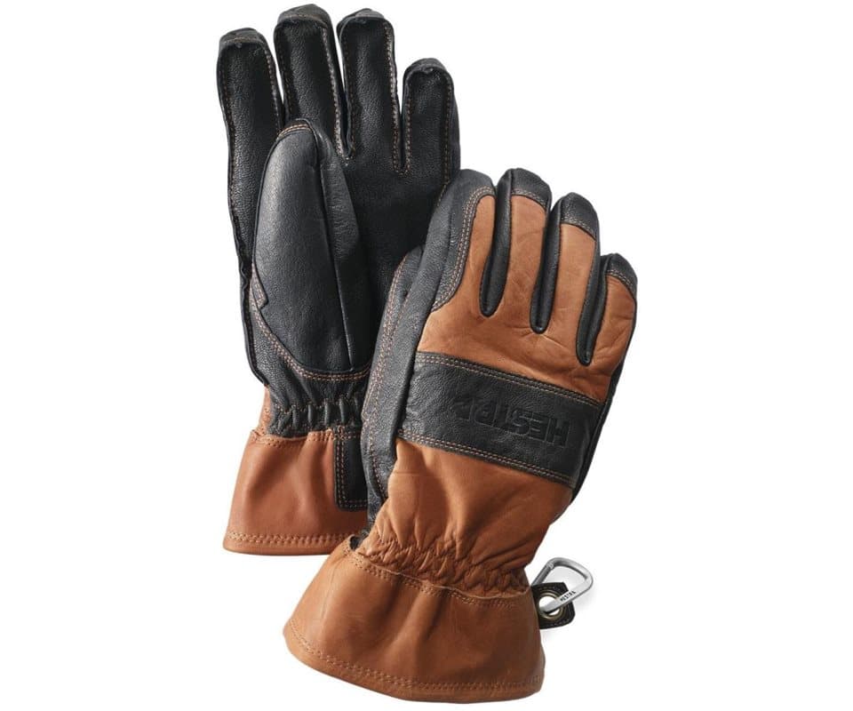 Hestra Fält Guide Glove - 5 Finger Brown/Black