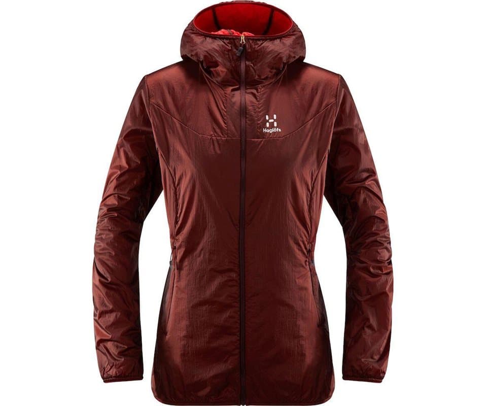 Haglöfs Aran Valley Jacket Maroon Red/Hibiscus Red
