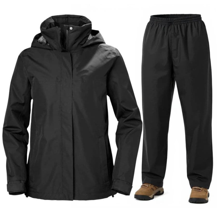 Helly Hansen Aden/HH Rain, sadeasu, naiset, musta