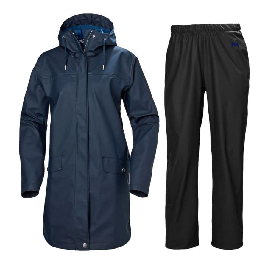 Helly Hansen Moss, sadeasu, naiset, tummansininen/musta