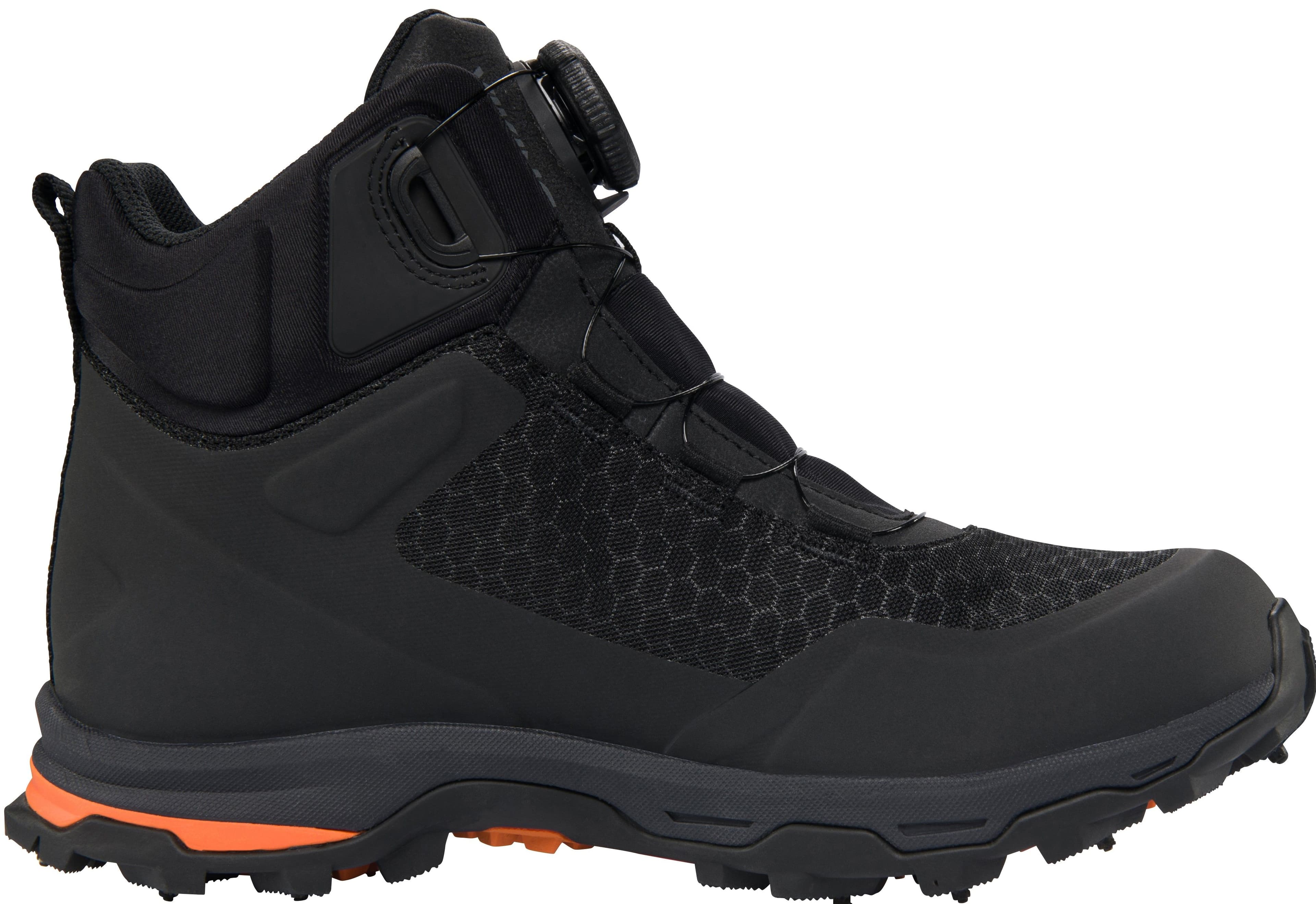 Viking Rask 2 Spikes Mid GTX BOA naisten nastakengät, musta/oranssi