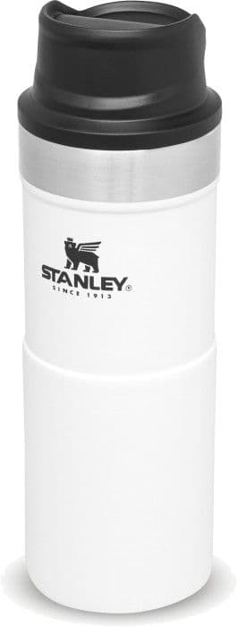 Stanley Trigger-Action Travel termosmuki, 0,35 l, valkoinen
