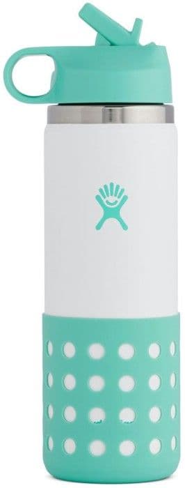HydroFlask Wide Mouth Kids lasten juomapullo, 591 ml, turkoosi