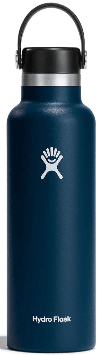 HydroFlask Insulated Standard Mouth Flex juomapullo, 621ml, tummansininen