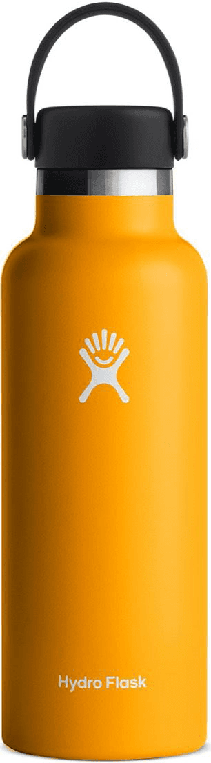 HydroFlask Insulated Standard Mouth Flex juomapullo, 532ml, keltainen