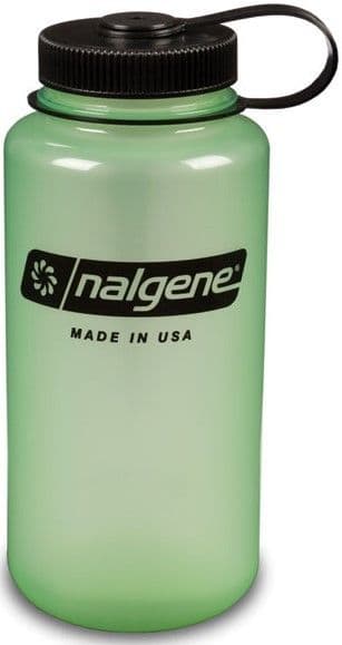 Nalgene Pullo 1L Wide Mouth Green Glow