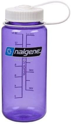 Nalgene 0,5L Wide Mouth Tritan juomapullo Purple/White