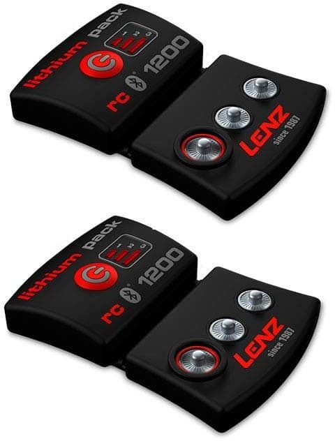 Lenz Lithium Pack RCB 1200mAh -ladattavat litiumakut, 2 kpl
