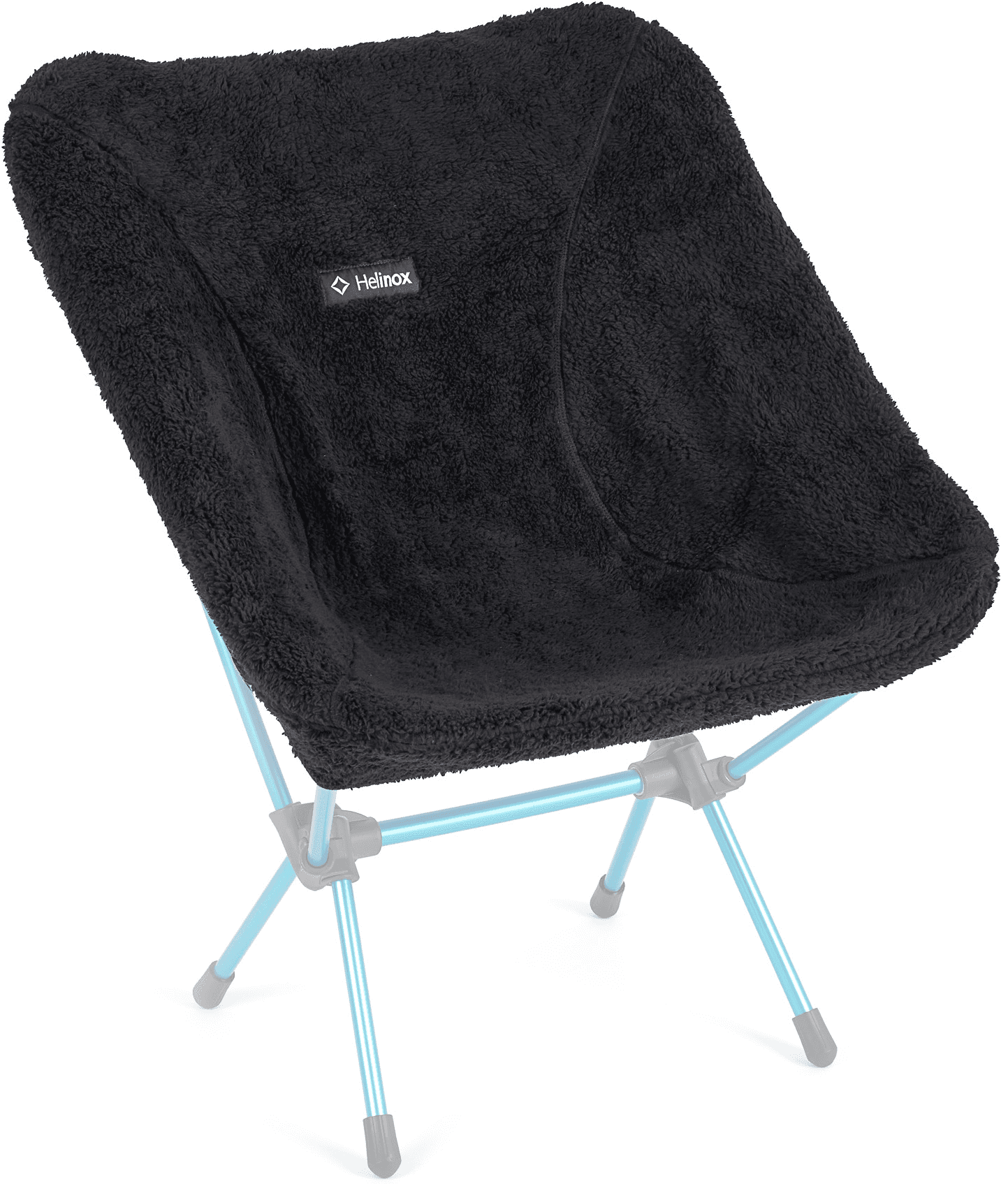 Helinox fleecepäällinen retkituoleihin C0/C1/Concert/Swivel/Ground, musta