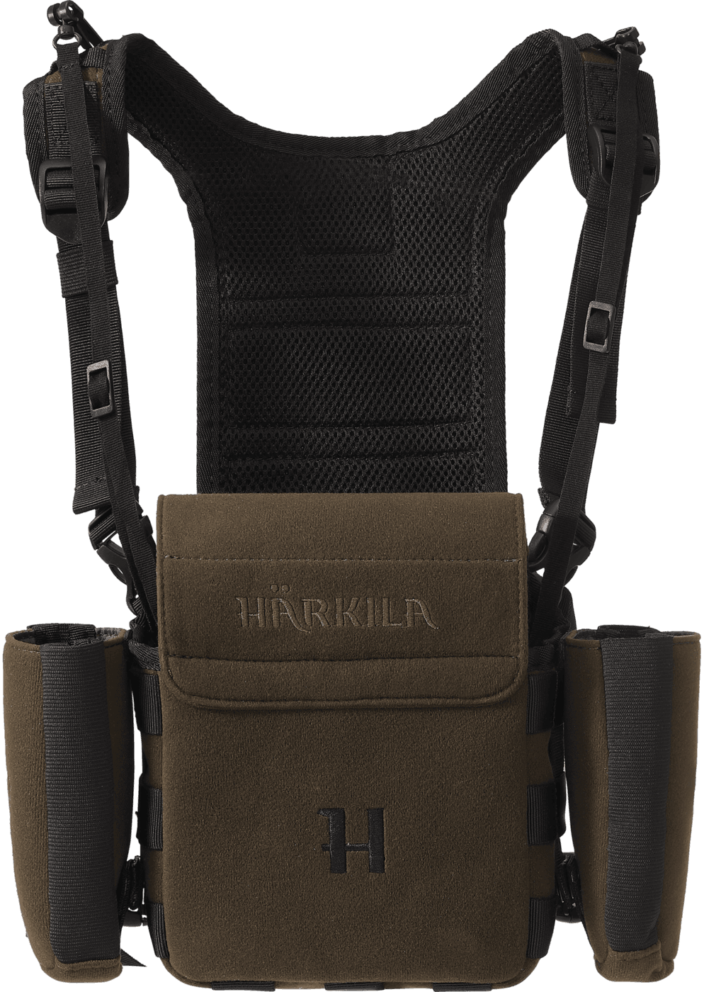 Härkila Deer Stalker Bino Strap kiikarin kantolaukku valjailla, Willow Green