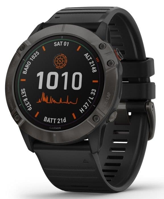 Garmin Fenix 6X Pro Solar Titan