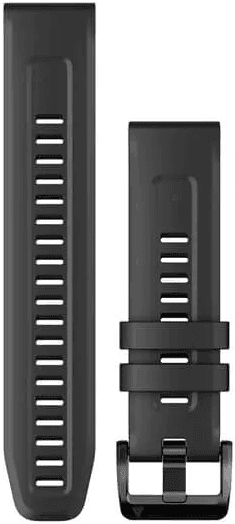 Garmin QuickFit 22 mm silikoniranneke, musta