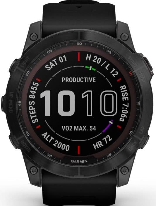 Garmin Fenix 7 Sapphire Solar Black Titanium