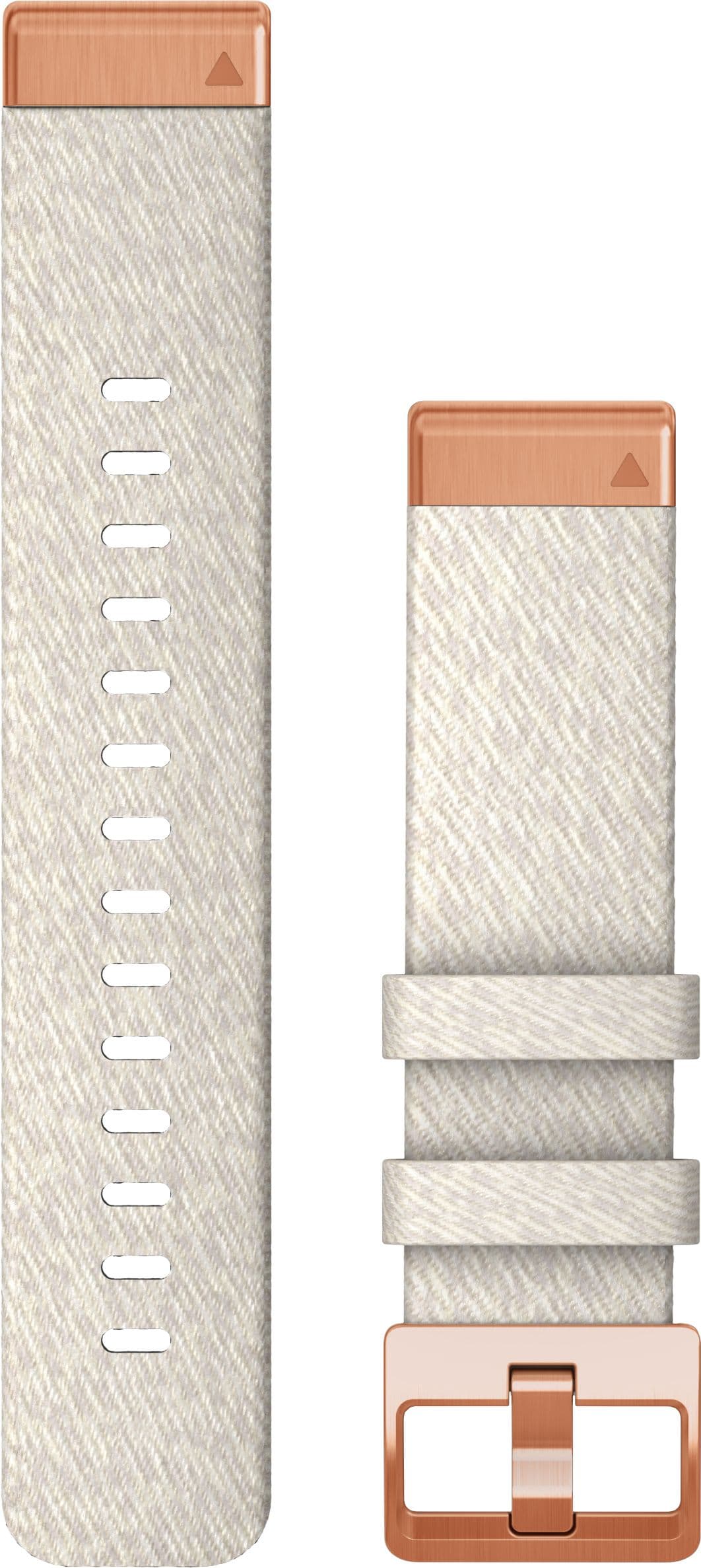 Garmin QuickFit 20 mm rannehihna nailon, Cream Heathered Rosé