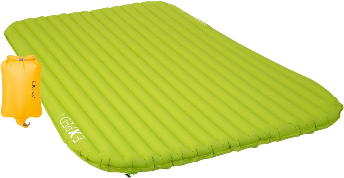 Exped Ultra 3R Duo L Wide -5°C makuualusta kahdelle, keltavihreä