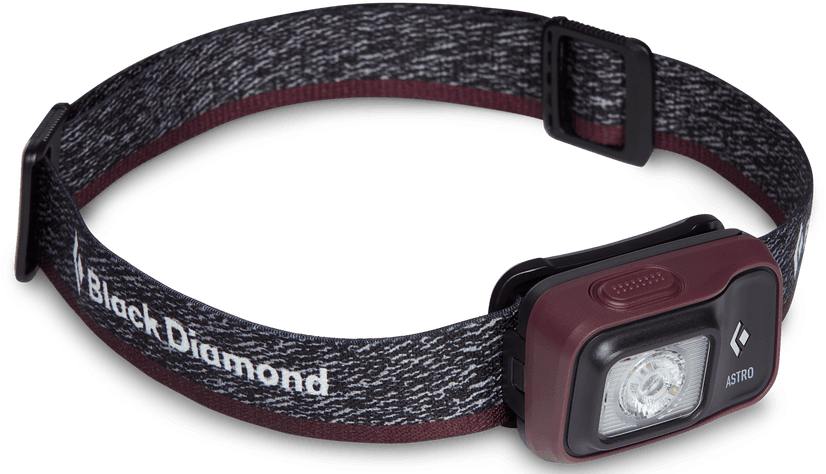Black Diamond Astro 300 Headlamp otsalamppu, tummanharmaa/viininpunainen