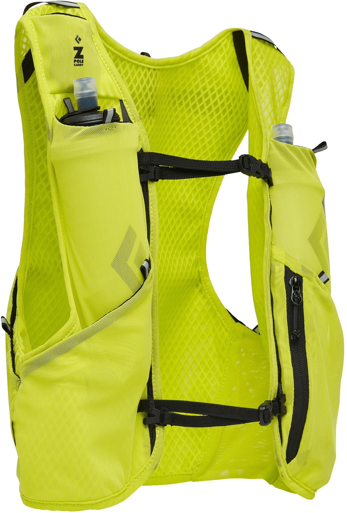 Black Diamond Distance 4 Hydration Vest juoksuliivi, neonkeltainen