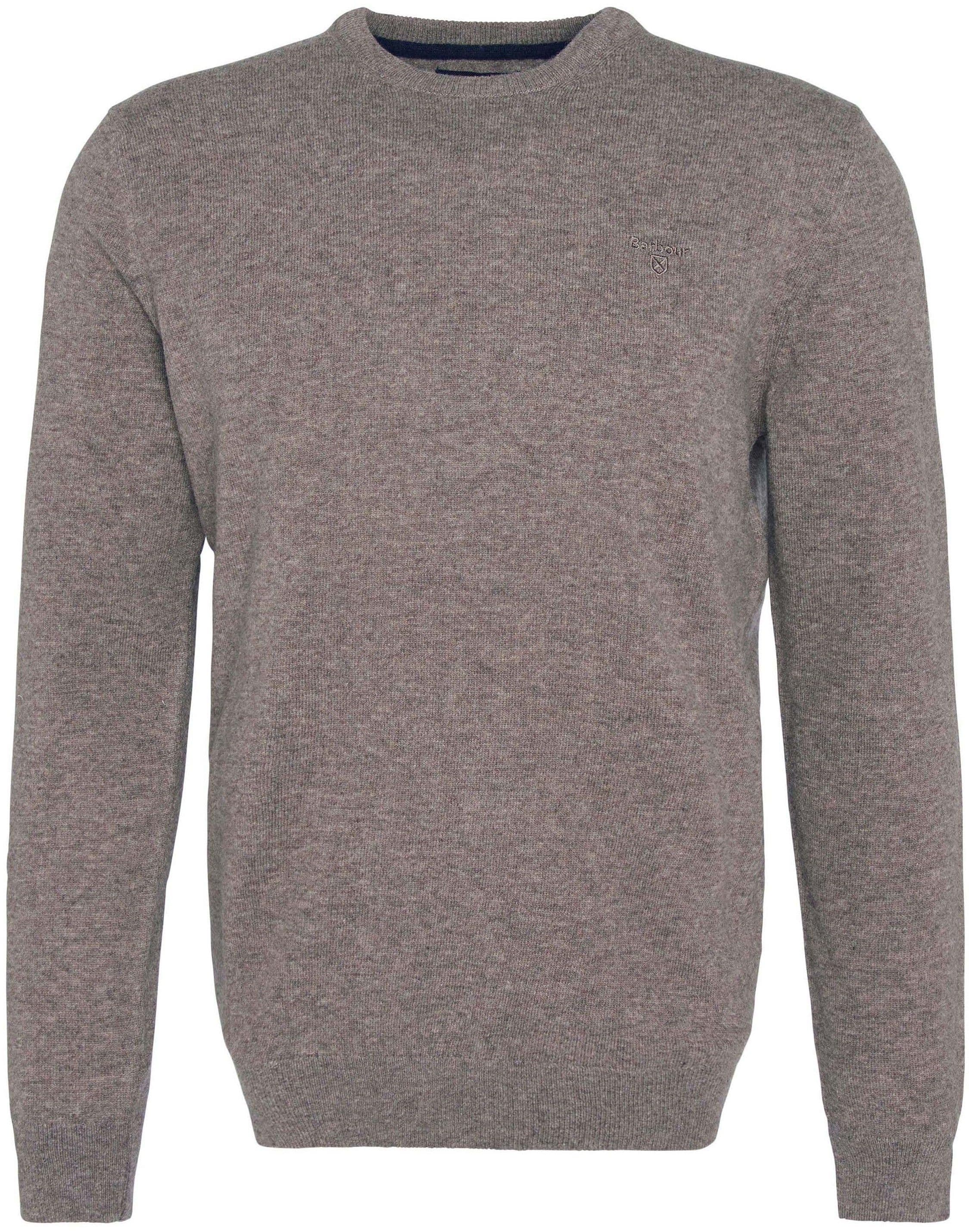 Barbour Essential Lambwool Crew villapaita, Dark Stone