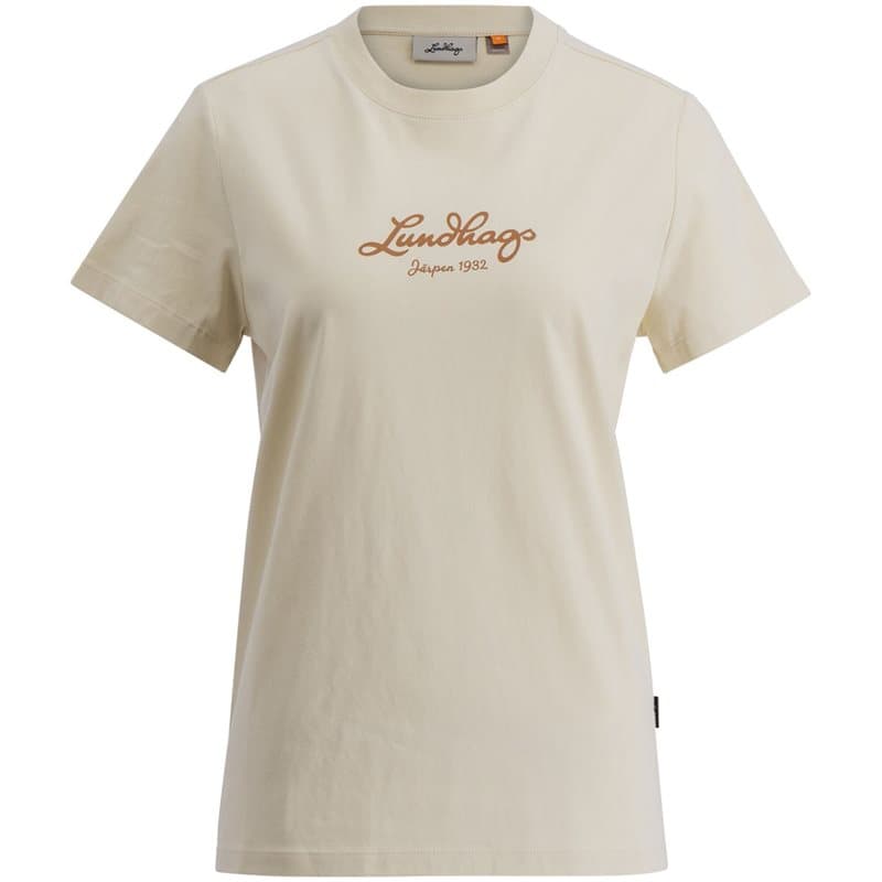Lundhags Järpen Logo T-shirt W Chalk White