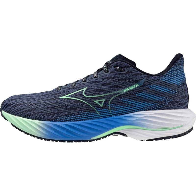 Mizuno Wave Rider 28 Vintage Indigo/Neo Mint/Frontier Bl