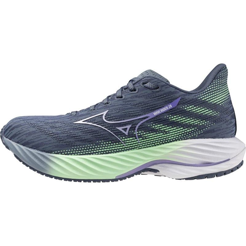 Mizuno Wave Rider 28 Citadel/White/Neo Mint